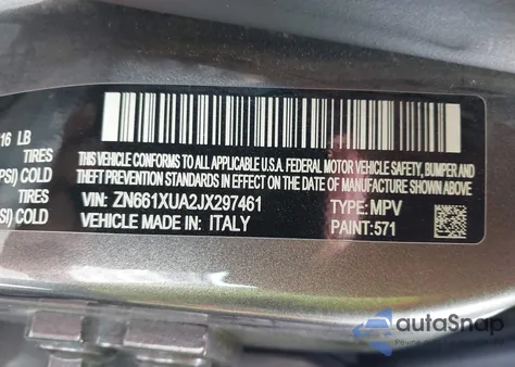 2018 Maserati Levante from USA, damaged, VIN ZN661XUA2JX297461